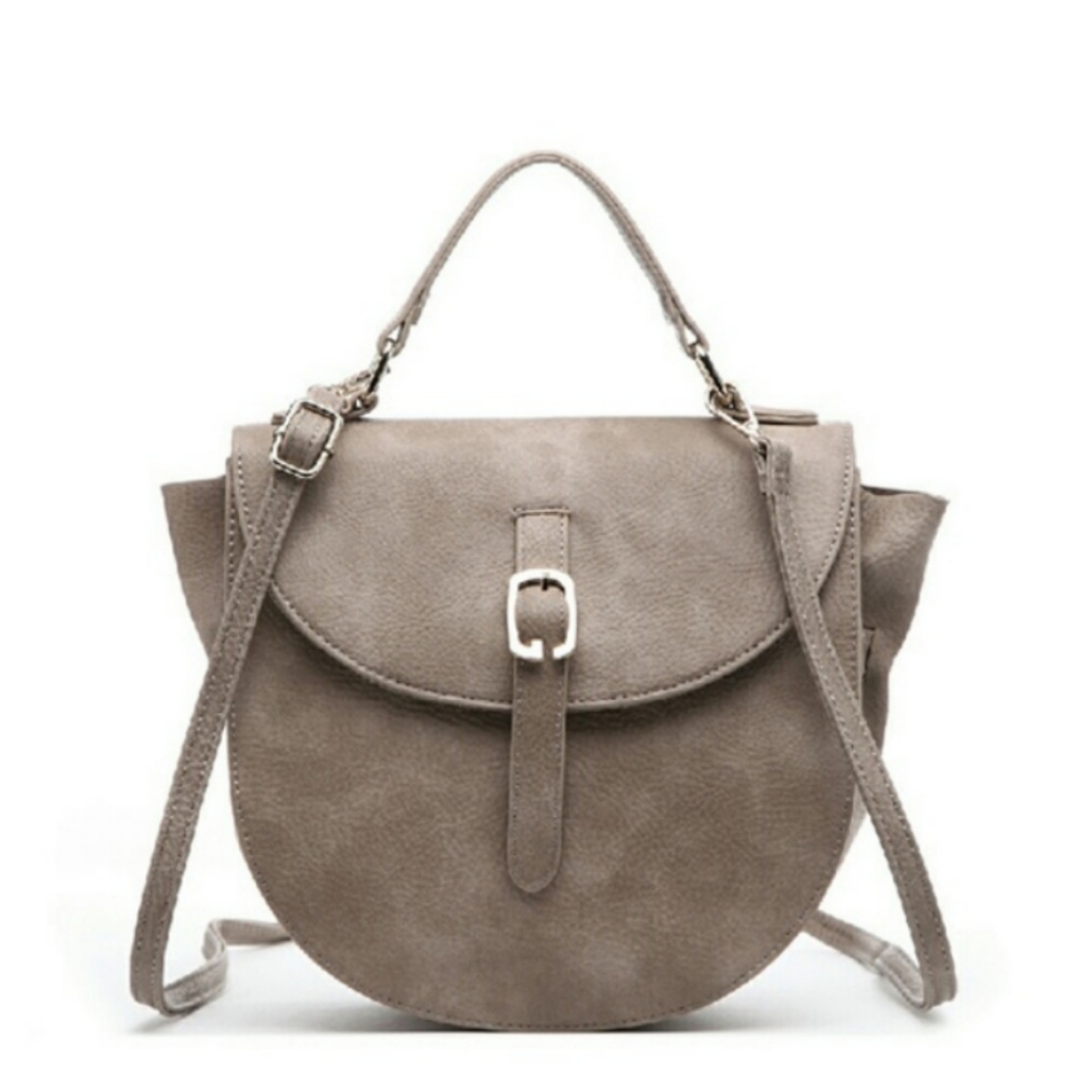 Amina Handle Crossbody Bag Grey